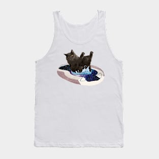 Kitty Does a Splash Tank Top